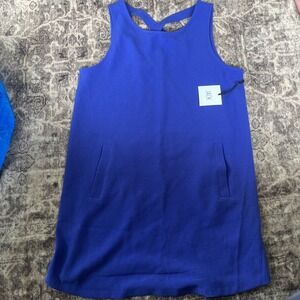 Jack By BB Dakota Criss Cross Shift Dress Purple Large